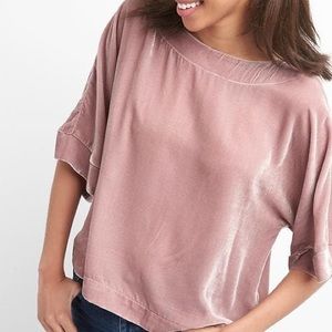 Gap Velvet Swing Top